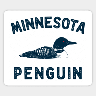 Funny Loon Minnesota Penguin Sticker